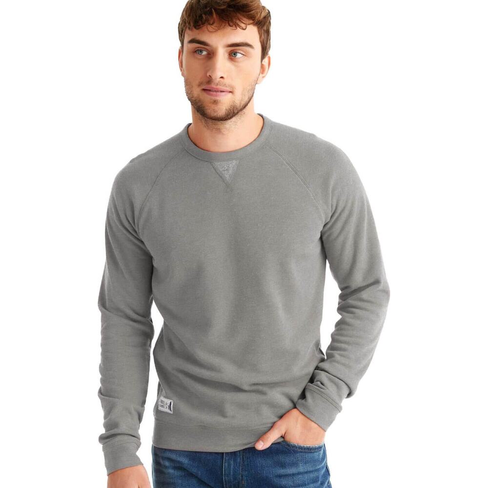 Johnnie-O Pamlico Sweatshirt Men's Medium Pullover Soft Lightweight Coastal Gray